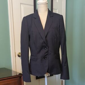 Jigsaw Blue Double-Breasted Blazer